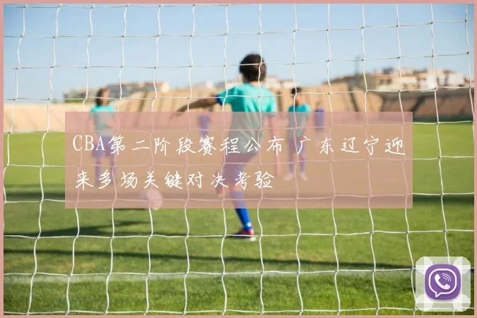 CBA第二阶段赛程公布 广东辽宁迎来多场关键对决考验